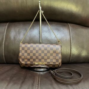 Louis Vuitton Favorite MM Crossbody Bag Damier Ebene
